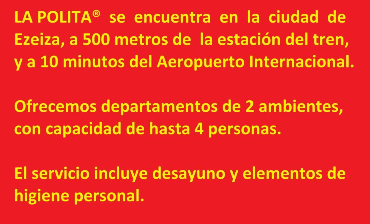 La Polita - Hospedaje Apart Ezeiza Buitenkant foto
